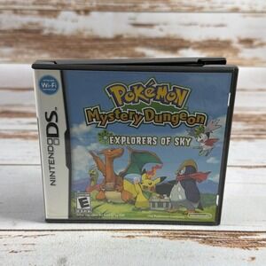 Pokemon Mystery Dungeon Explorers of Sky Nintendo DS Case Only No Manual